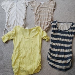 4 maternity shirts